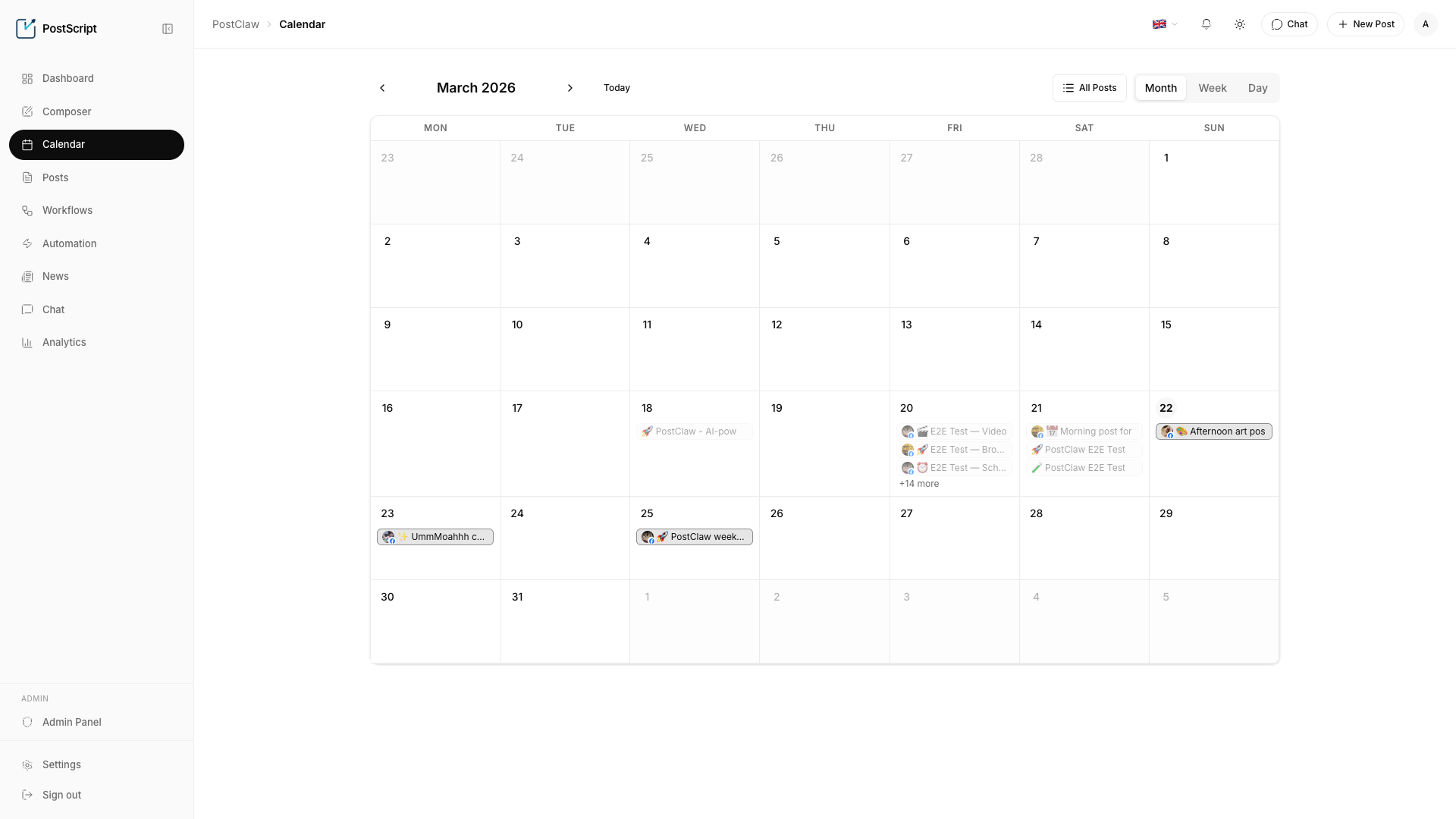 Smart Scheduling